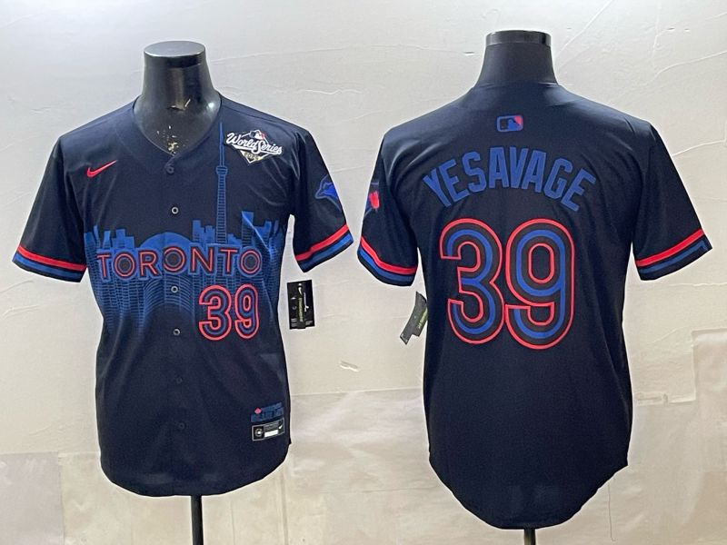 Men 2025 Toronto Blue Jays #39 Yesavage blue Game Nike MLB Jersey style 045->->
